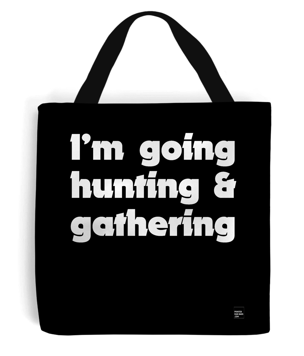 hunting and gathering tote man bag