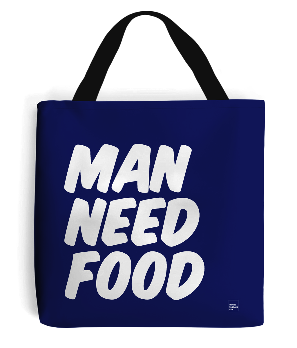 man need food tote man bag