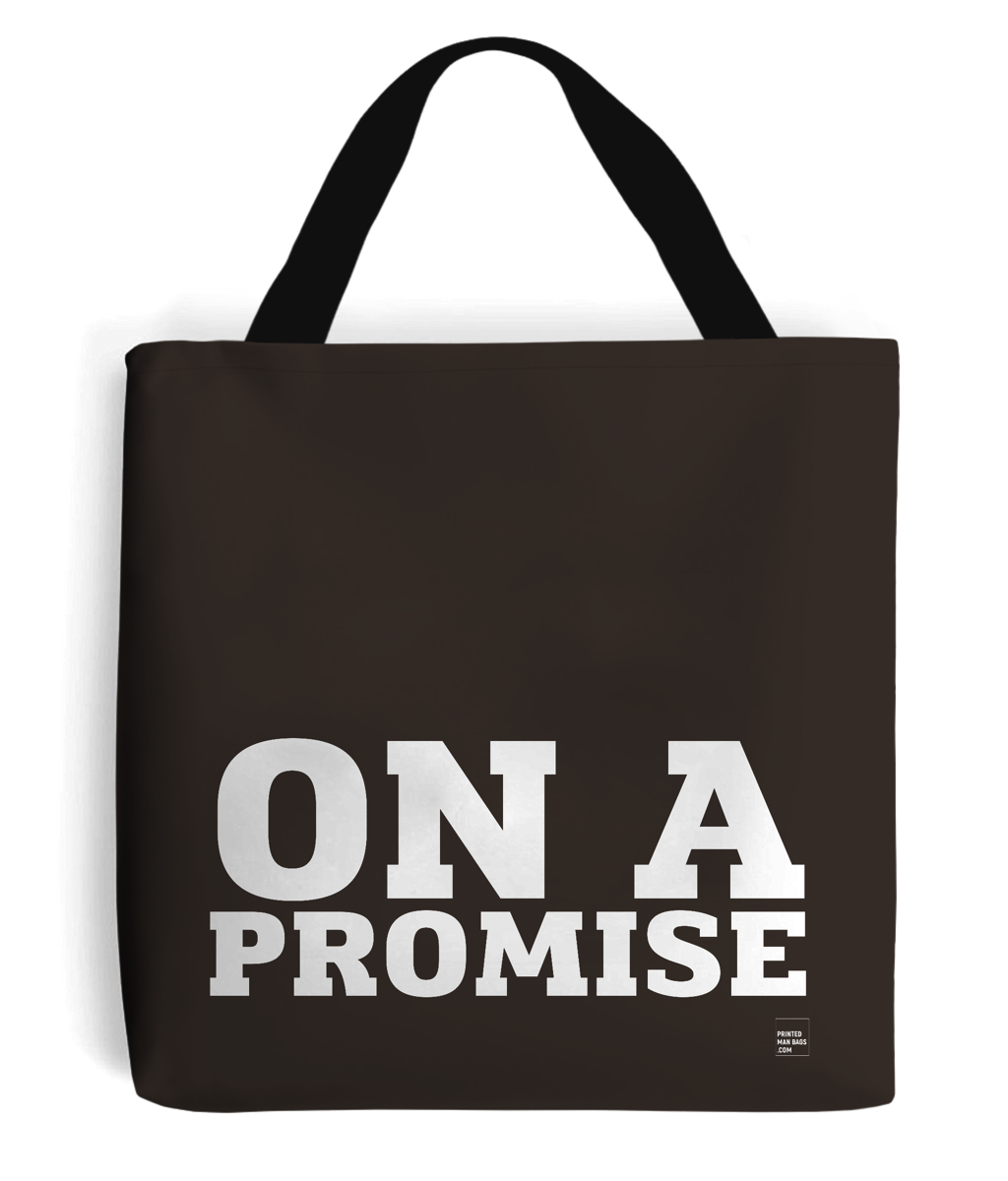 on a promise tote man bag